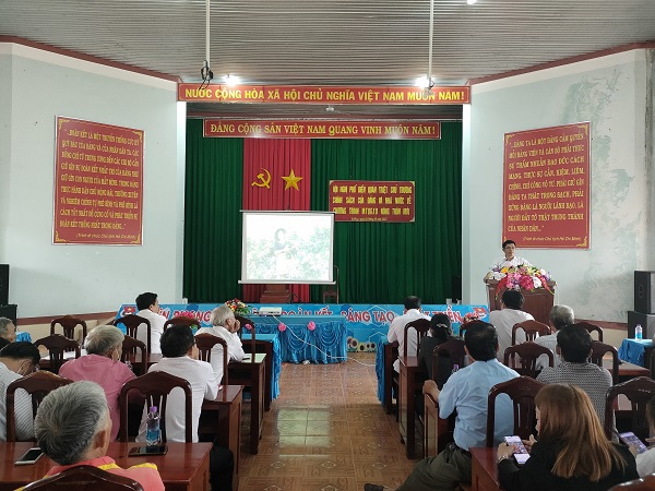 Hội nghị phổ biến quán triệt chủ trương chính sách của Đảng và Nhà nước về chương trình MTQGXD nông thôn mới xã Eakly